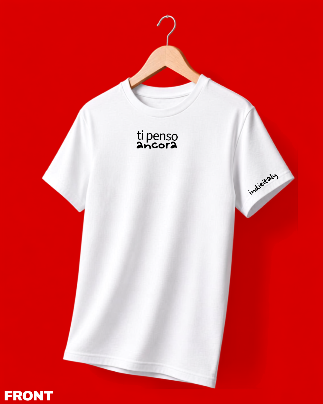 TSHIRT UNISEX OVER ti penso ancora - immagine 1