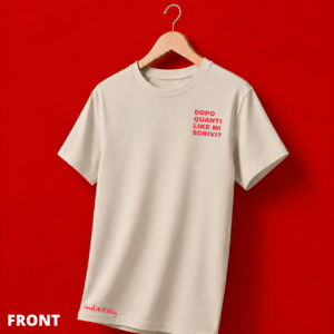 TSHIRT UNISEX OVER dopo quanti like mi scrivi?