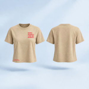 TSHIRT CROP OVER DONNA dopo quanti like mi scrivi?